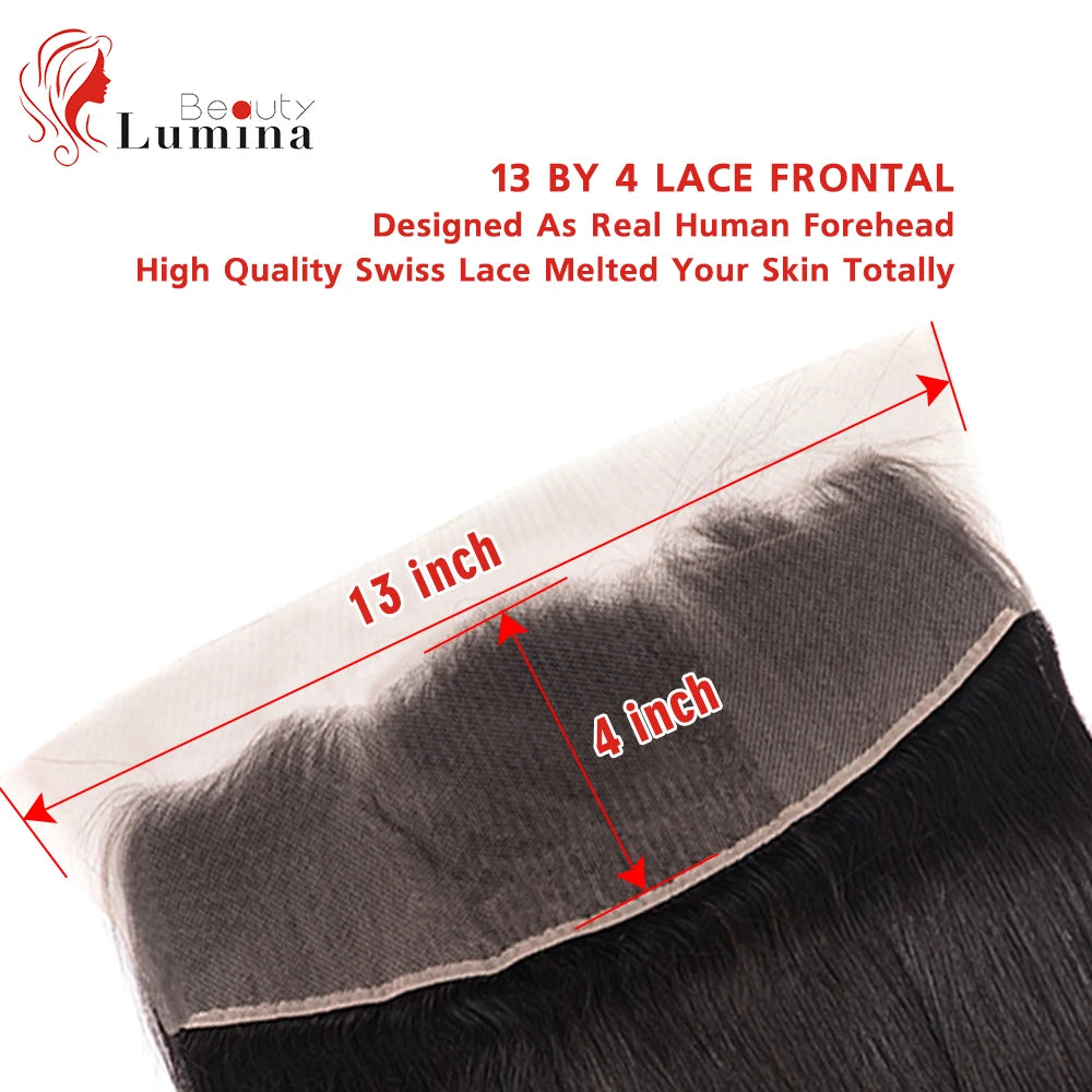 Body Wave Brazilian Remy Pre Plucked 100% Human Hair Lace Frontal or Closures