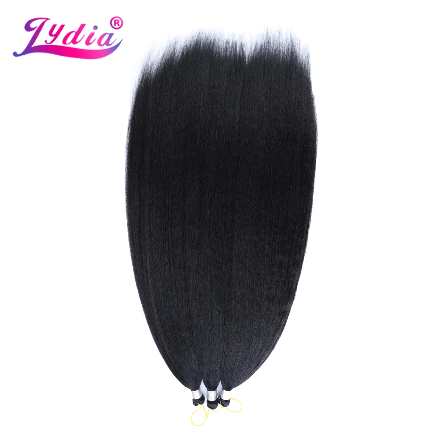 Kinky Straight Bundles Synthetic Hair Extension Crochet/Braiding