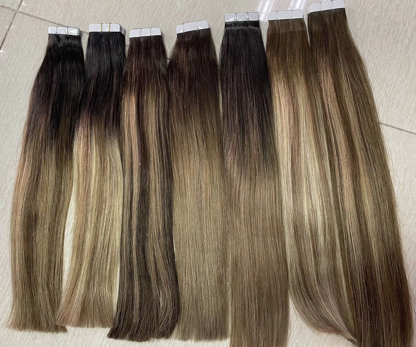 100% Remy Human Hair Seamless Skin Weft Tape Ins