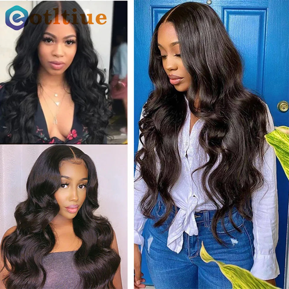 Body Wave Malaysia Natural Human Hair Clip-In Extensions 8PCs 120G