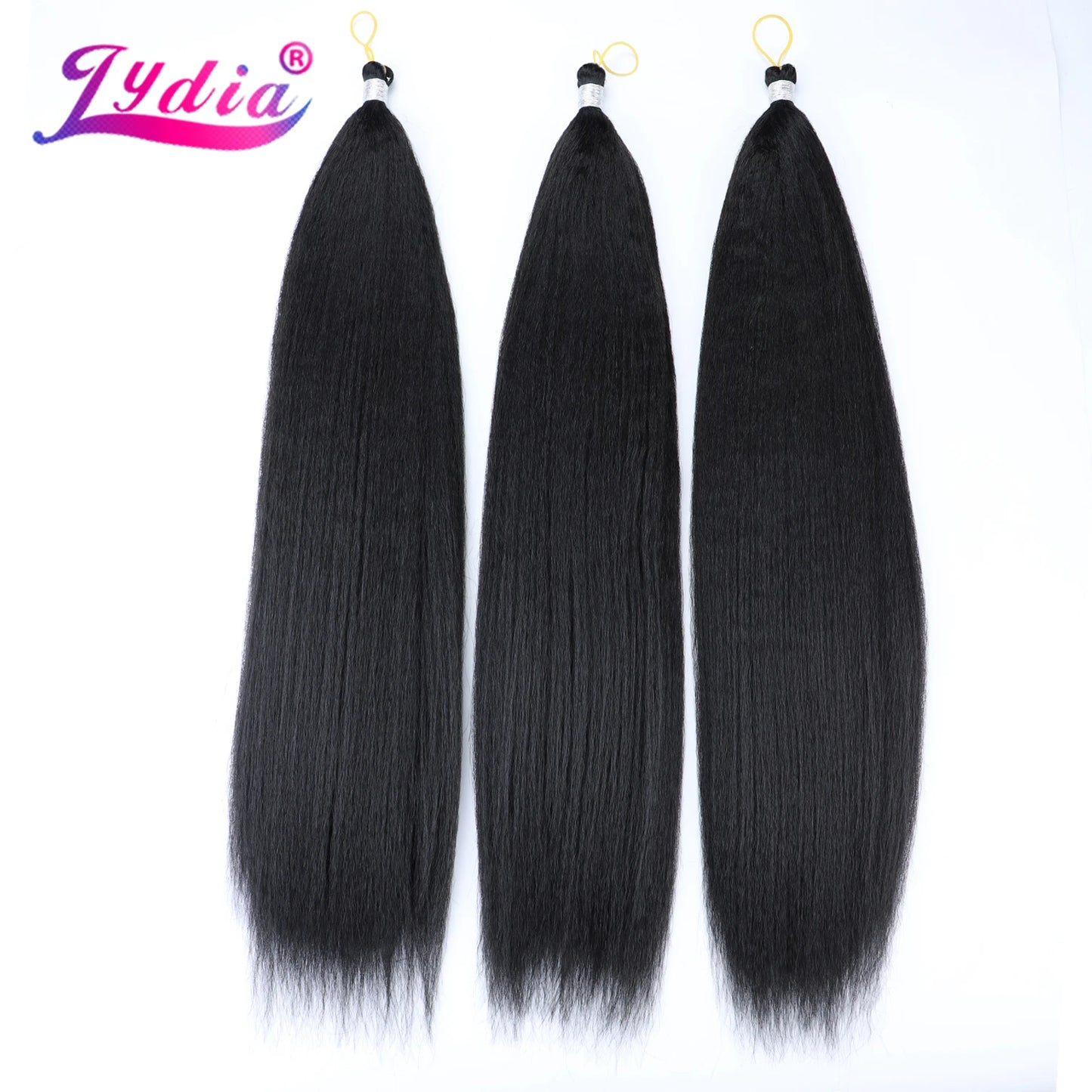 Kinky Straight Bundles Synthetic Hair Extension Crochet/Braiding