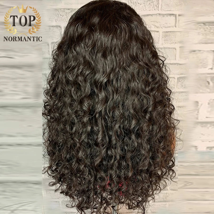 Deep Wave U Part Human Hair Wig