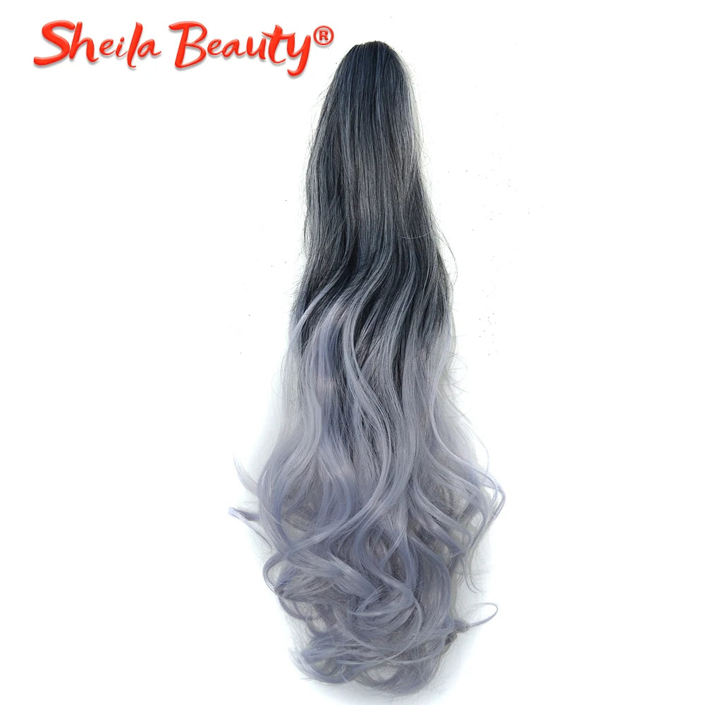 Synthetic Drawstring Long Curly Ponytail - Other Colors Available
