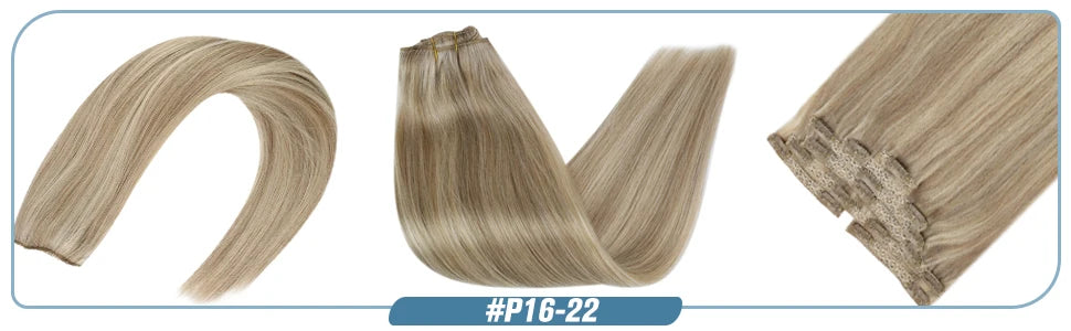 Straight Human Hair Clip Ins - Various Options Available