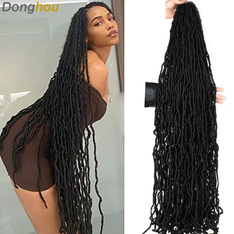 Faux Locs Crochet Synthetic Hair - Various Colors Available