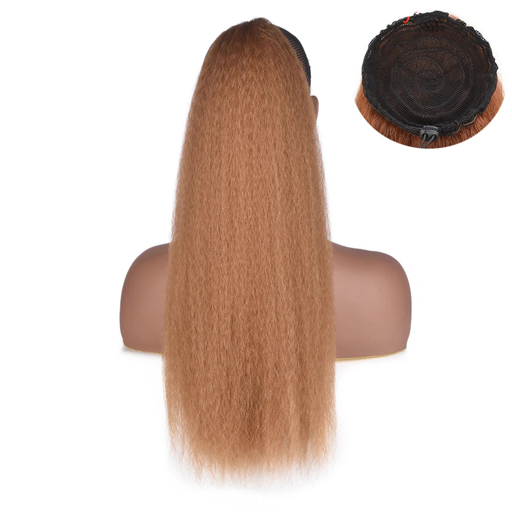 Synthetic Drawstring Wrap Around Ponytail - Various Colors Available