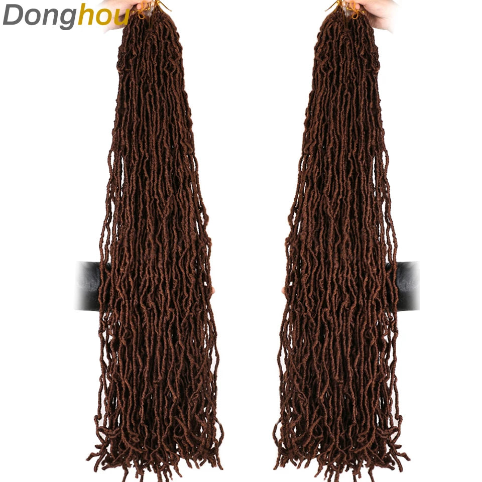 Faux Locs Crochet Synthetic Hair - Various Colors Available