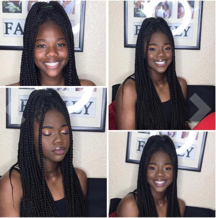 Pre-Stretched Synthetic Braiding Hair - Various Colors Available