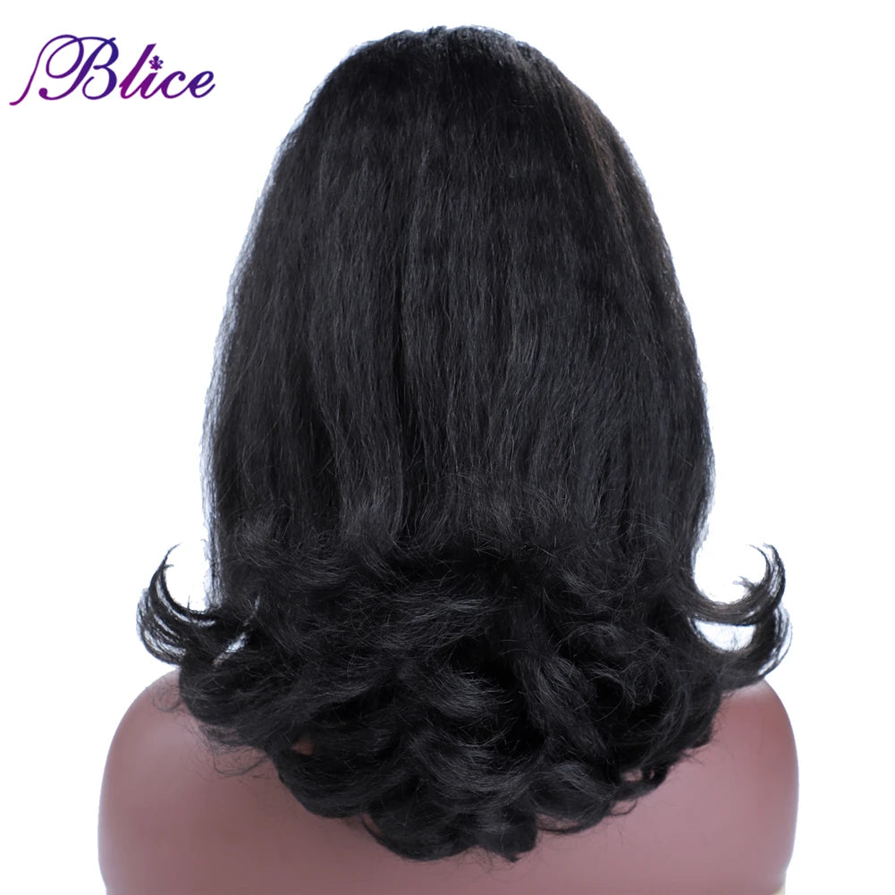 Yaki Straight Synthetic Drawstring With Two Combs Ponytails - Various Options Available