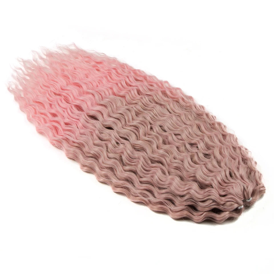 Water Wave Synthetic Crochet Hair - Various Colors Available