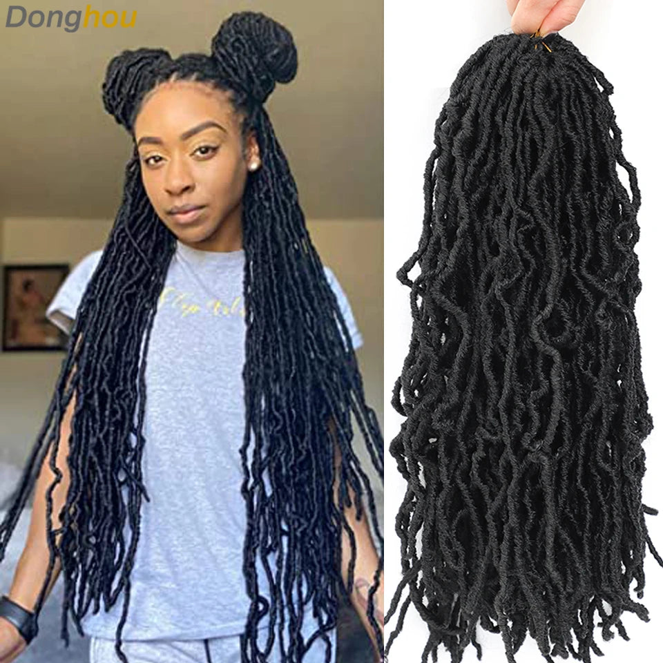 Faux Locs Crochet Synthetic Hair - Various Colors Available