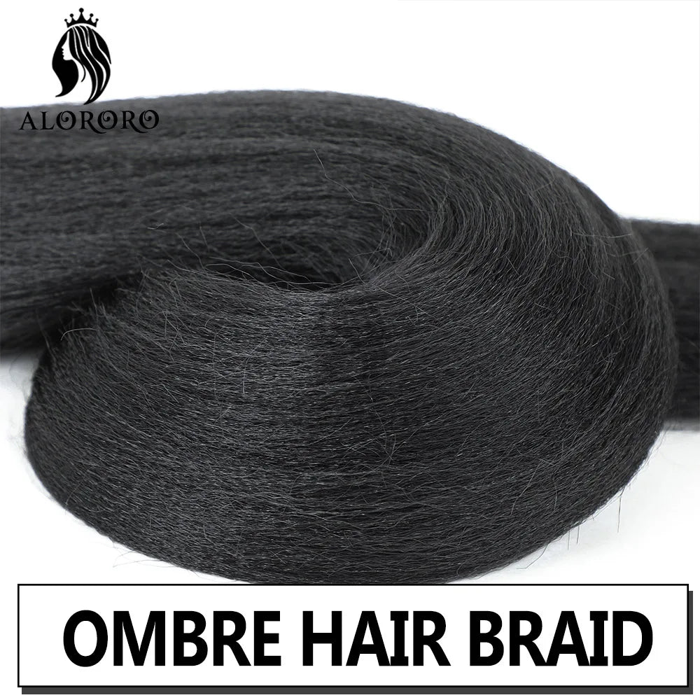 30/42/48 Inch Yaki Synthetic Jumbo Braiding Hair