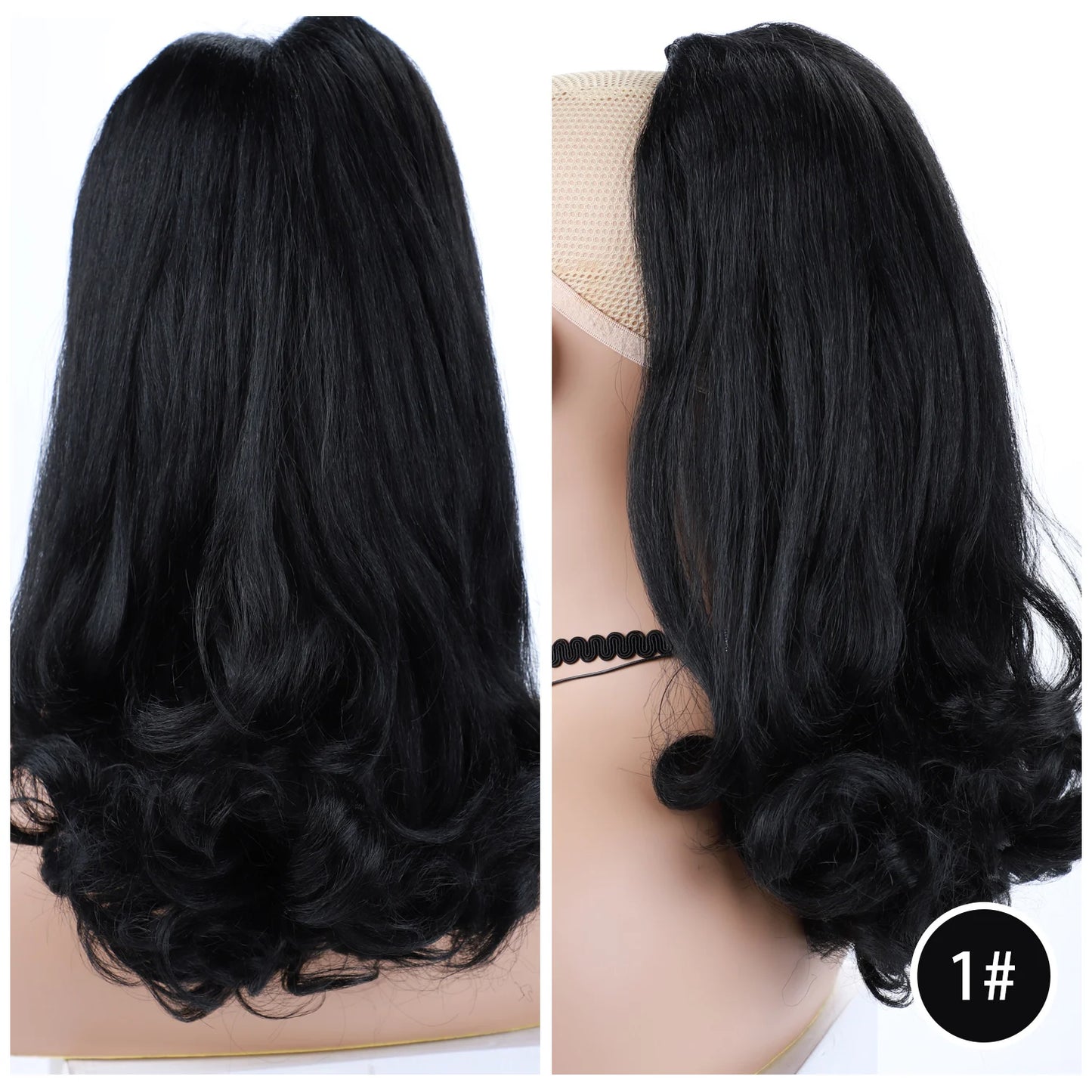 Yaki Straight Synthetic Drawstring With Two Combs Ponytails - Various Options Available