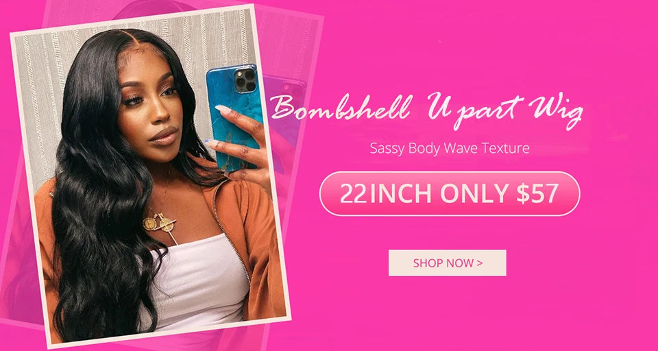 Straight Short U & V Part Bob Human Hair Wigs