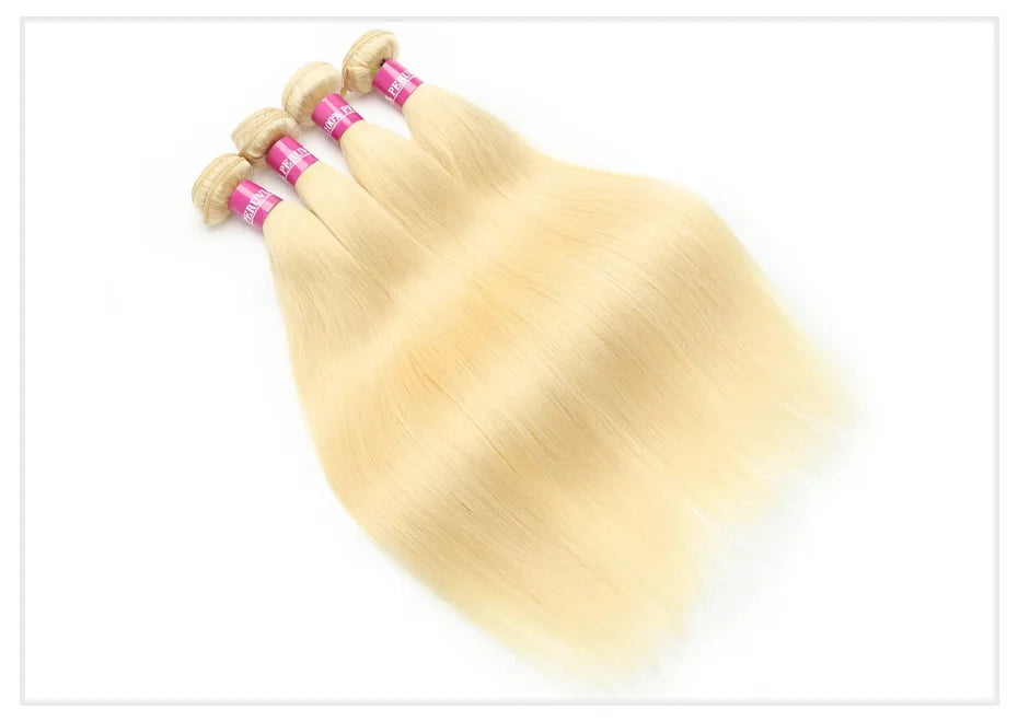 613 Blonde Brazilian Remy Straight Human Hair - Various Lengths