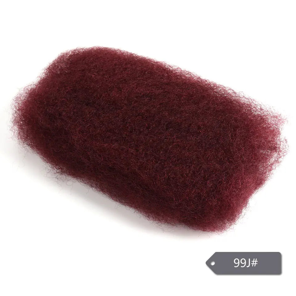 Afro Kinky Bulk Human Hair For Braiding (Lightweight) Various Colors Available