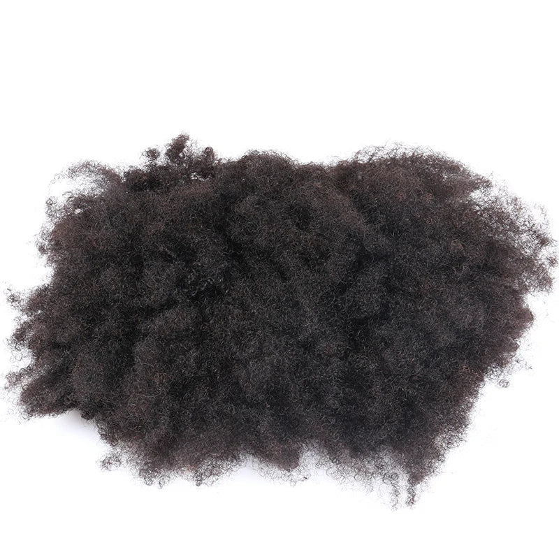 Afro Kinky Curly Drawstring or Straight Wrap Around Human Hair Ponytails