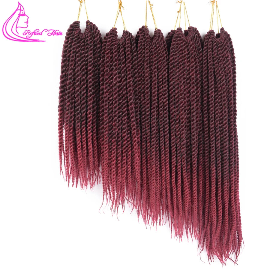 Synthetic Crochet Senegalese Twist Hair - Various Colors Available