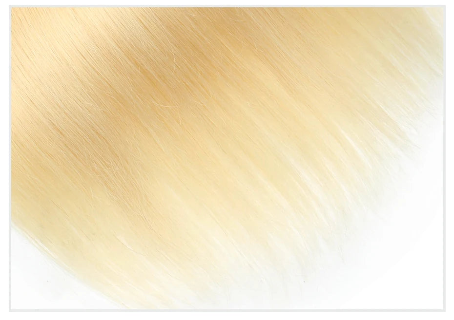 613 Blonde Brazilian Remy Straight Human Hair - Various Lengths