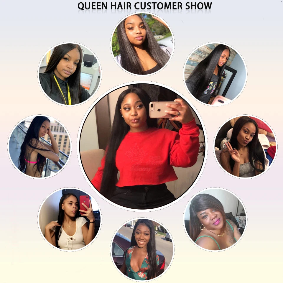 Straight Unprocessed Raw Human Hair Bundles - Natural Color