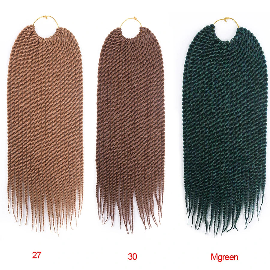 Synthetic Crochet Senegalese Twist Hair - Various Colors Available