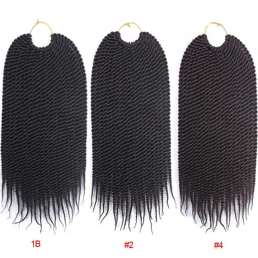 Synthetic Crochet Senegalese Twist Hair - Various Colors Available