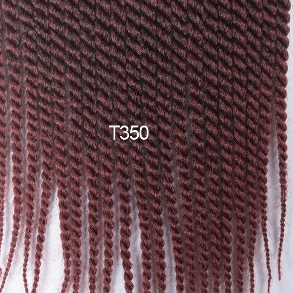 Synthetic Crochet Senegalese Twist Hair - Various Colors Available