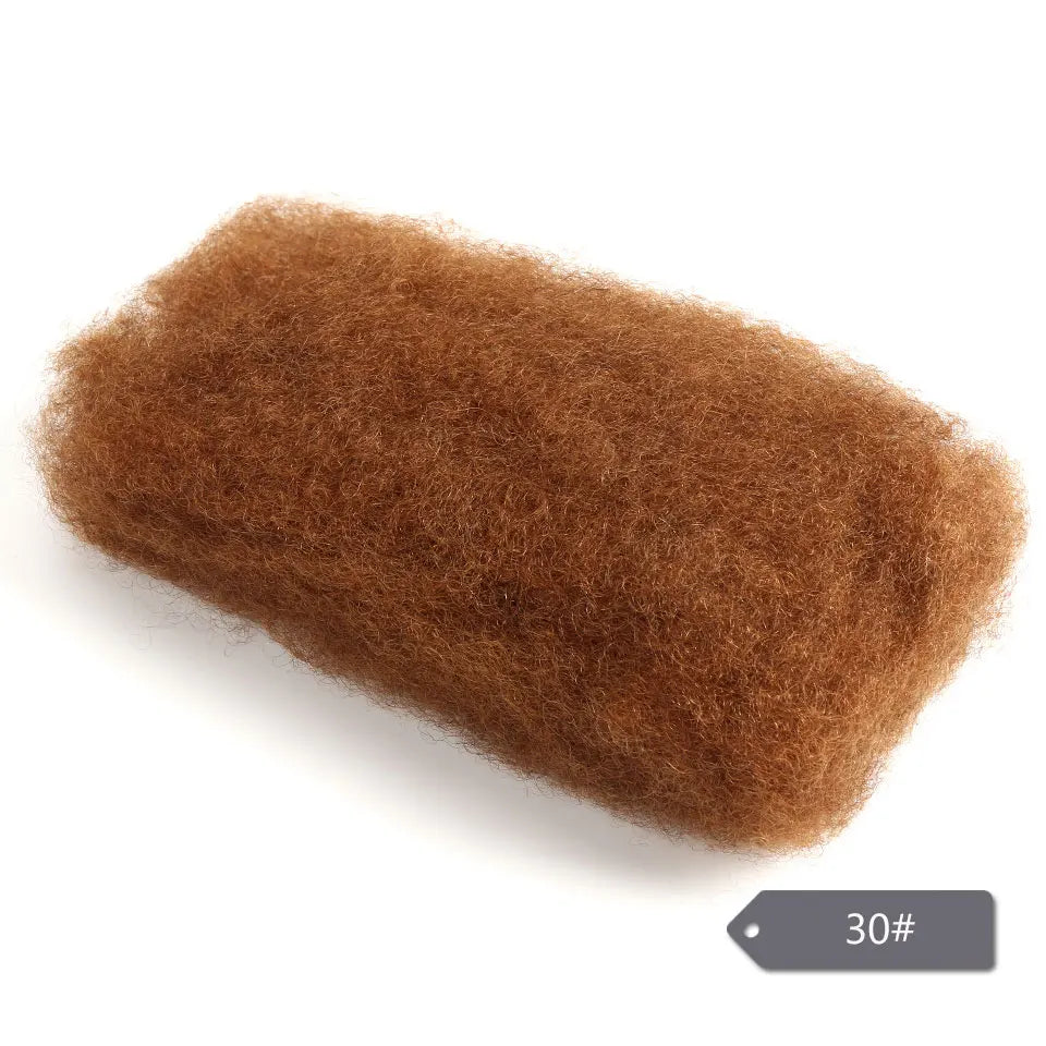 Afro Kinky Bulk Human Hair For Braiding (Lightweight) Various Colors Available