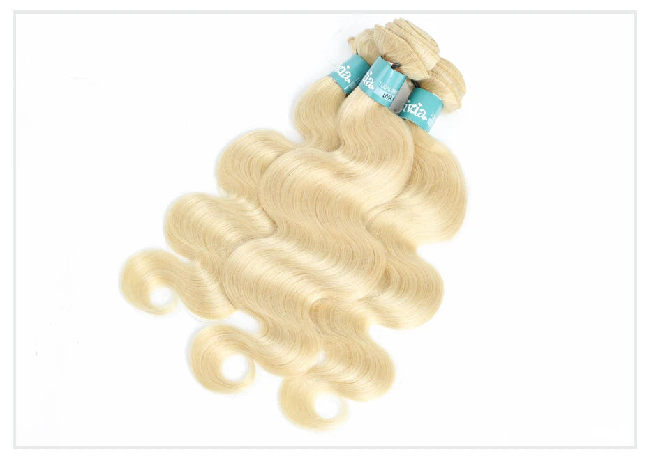 613 Blonde Body Wave Remy Human Hair - Various Lengths