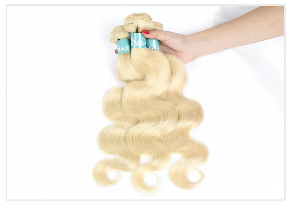 613 Blonde Body Wave Remy Human Hair - Various Lengths