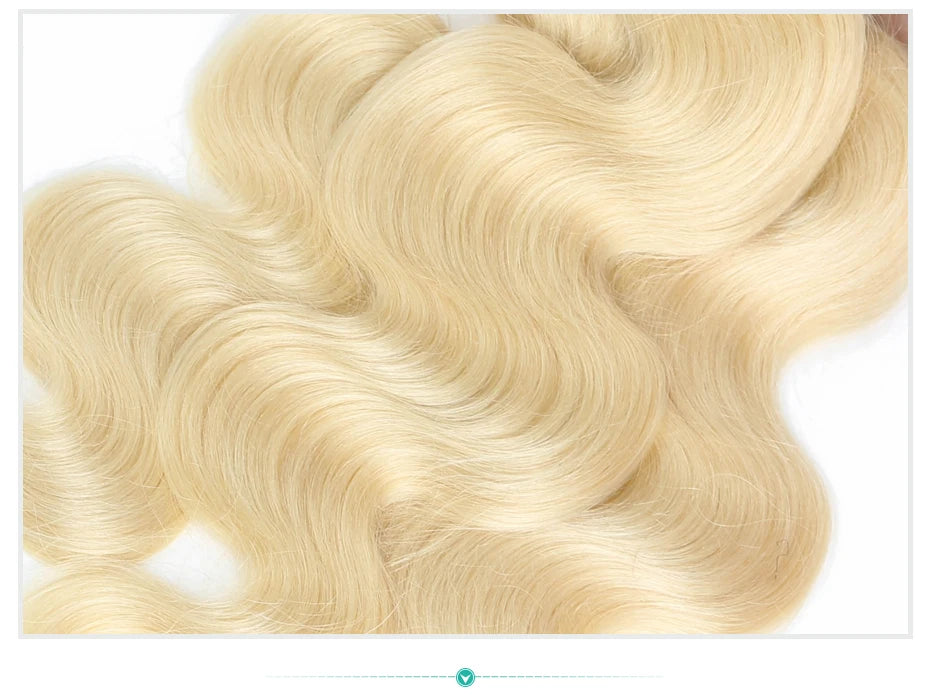 613 Blonde Body Wave Remy Human Hair - Various Lengths