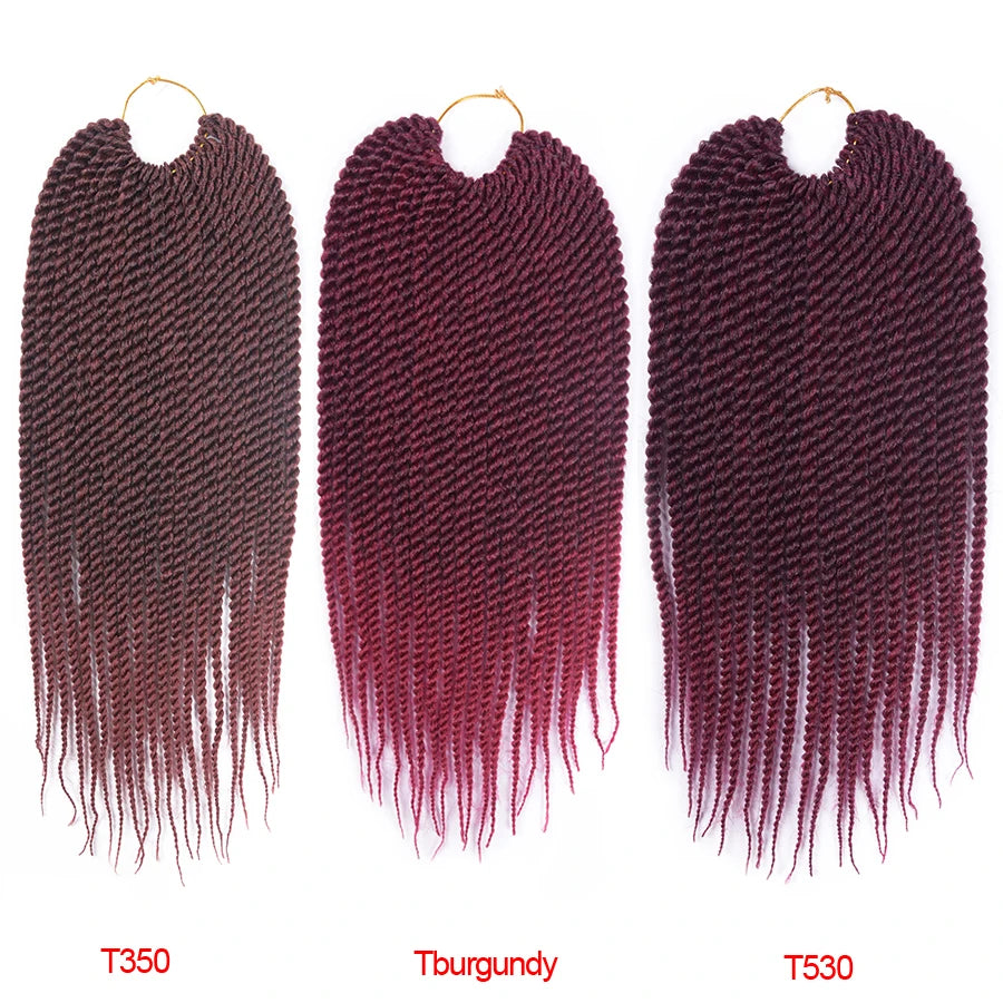 Synthetic Crochet Senegalese Twist Hair - Various Colors Available