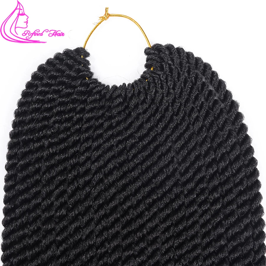 Synthetic Crochet Senegalese Twist Hair - Various Colors Available