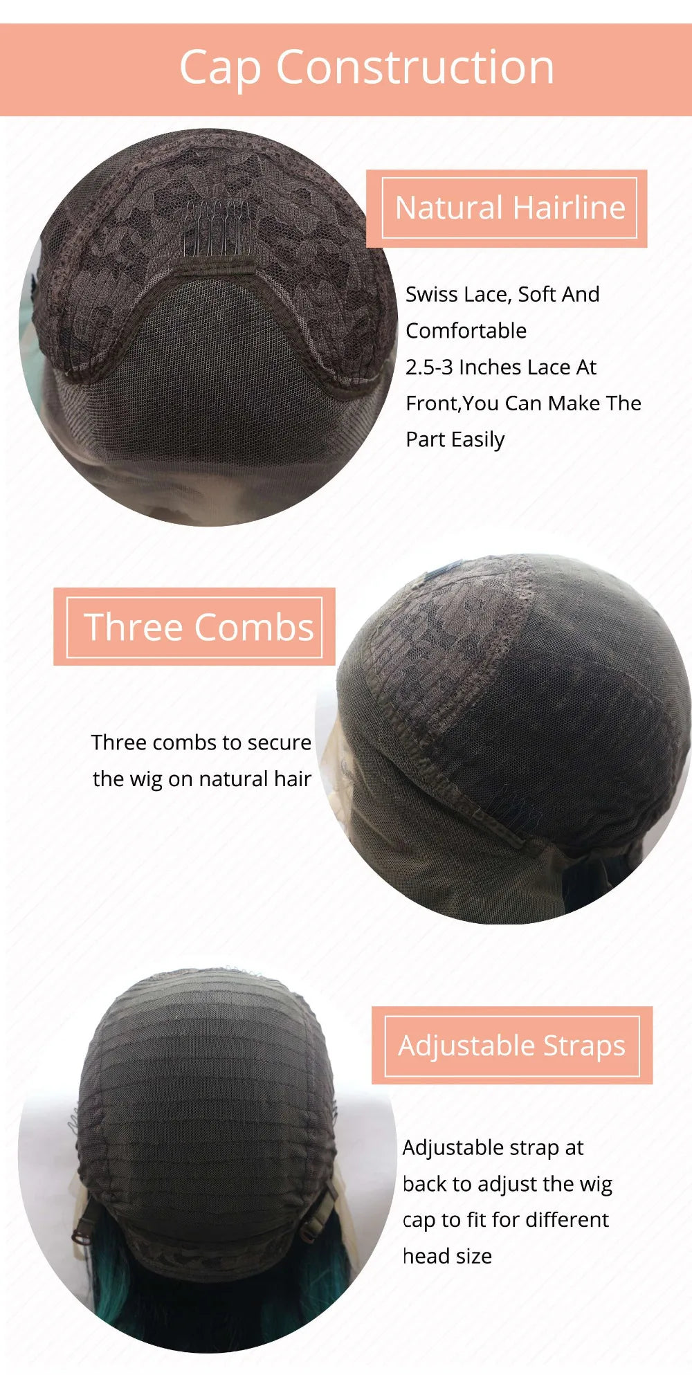 24 Inch Water Wave Synthetic Lace Front Pre Plucked Wigs - Various Colors Available