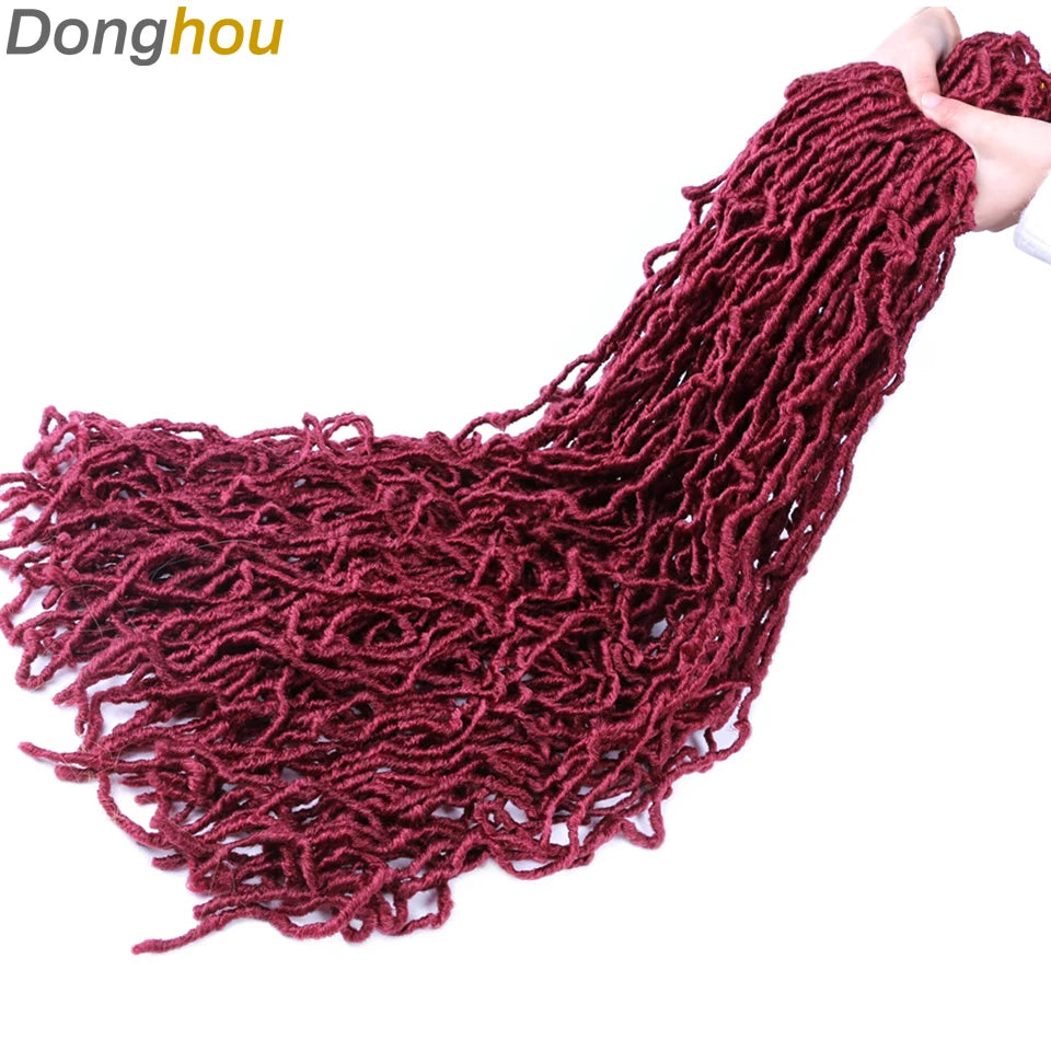 Faux Locs Crochet Synthetic Hair - Various Colors Available