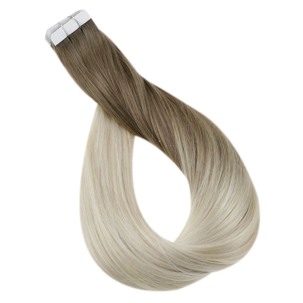 100% Remy Human Hair Seamless Skin Weft Tape Ins