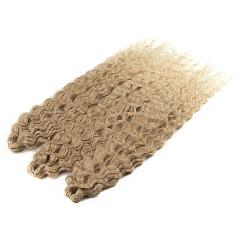 Water Wave Synthetic Crochet Hair - Various Colors Available