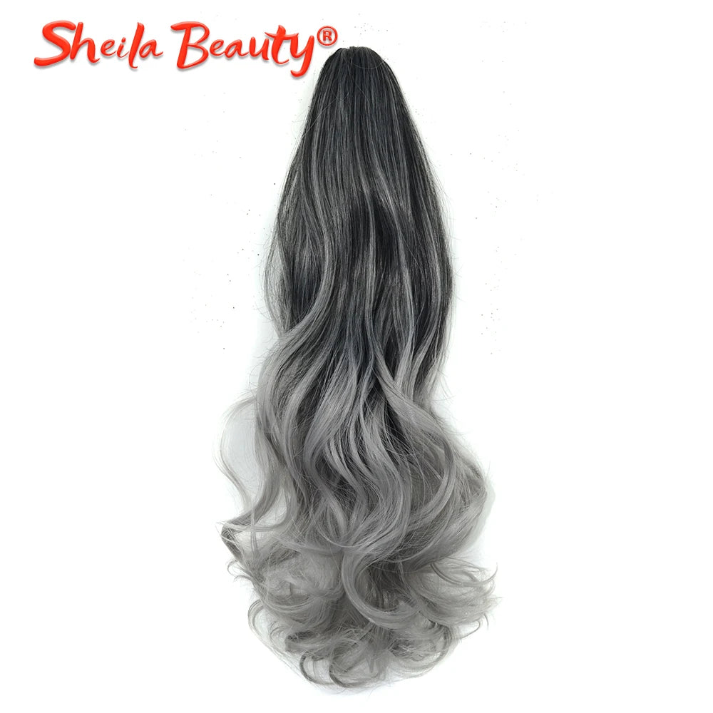 Synthetic Drawstring Long Curly Ponytail - Other Colors Available
