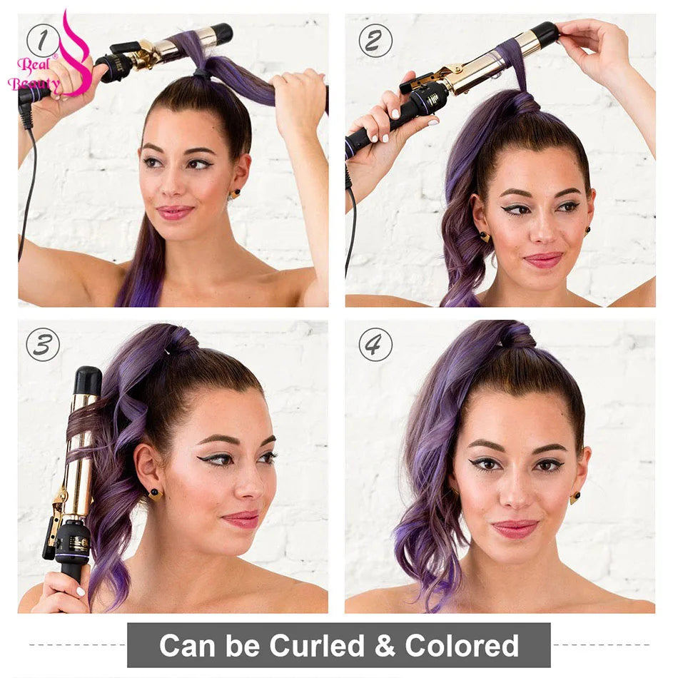 Straight Human Hair Wrap Around Ponytails