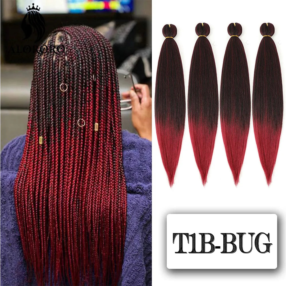 30/42/48 Inch Yaki Synthetic Jumbo Braiding Hair