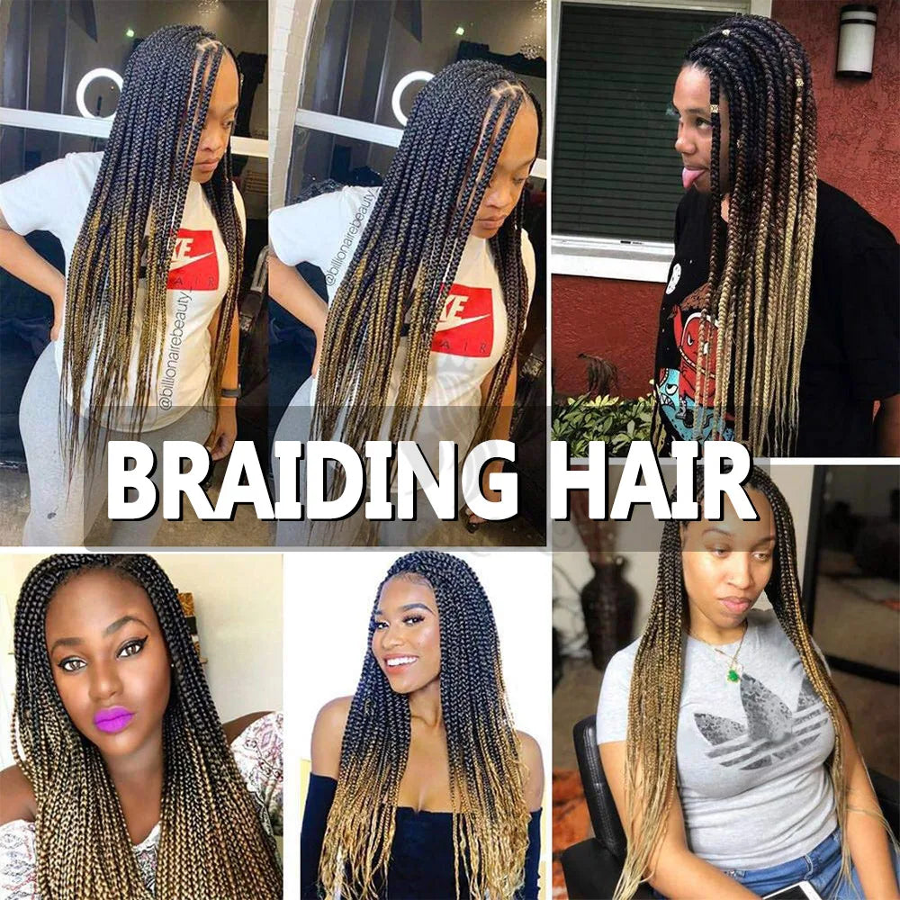30/42/48 Inch Yaki Synthetic Jumbo Braiding Hair
