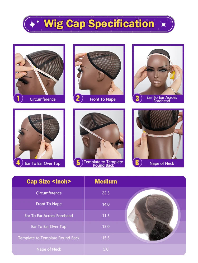 Kinky Deep Wave Curly HD Frontal 4C Edges Human Hair Wig