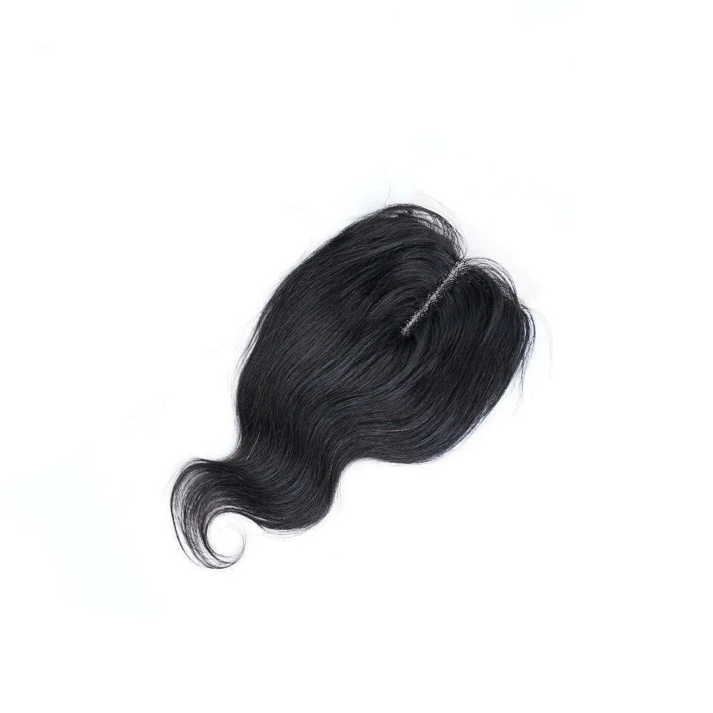 1PC Lace Closure Middle Part Body Wave Human Hair