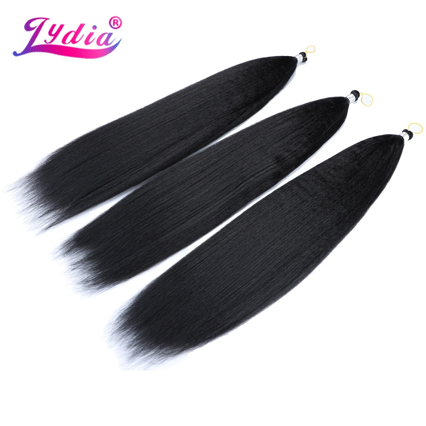 Kinky Straight Bundles Synthetic Hair Extension Crochet/Braiding