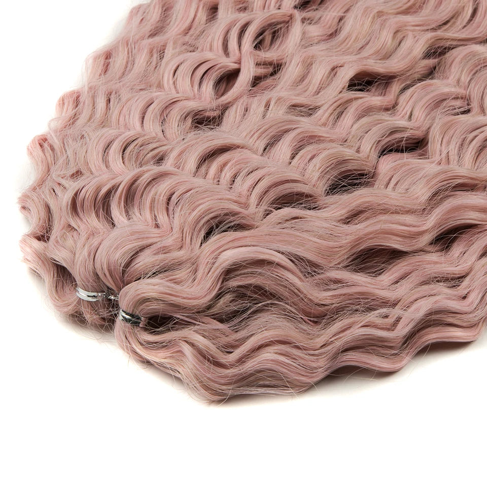 Water Wave Synthetic Crochet Hair - Various Colors Available