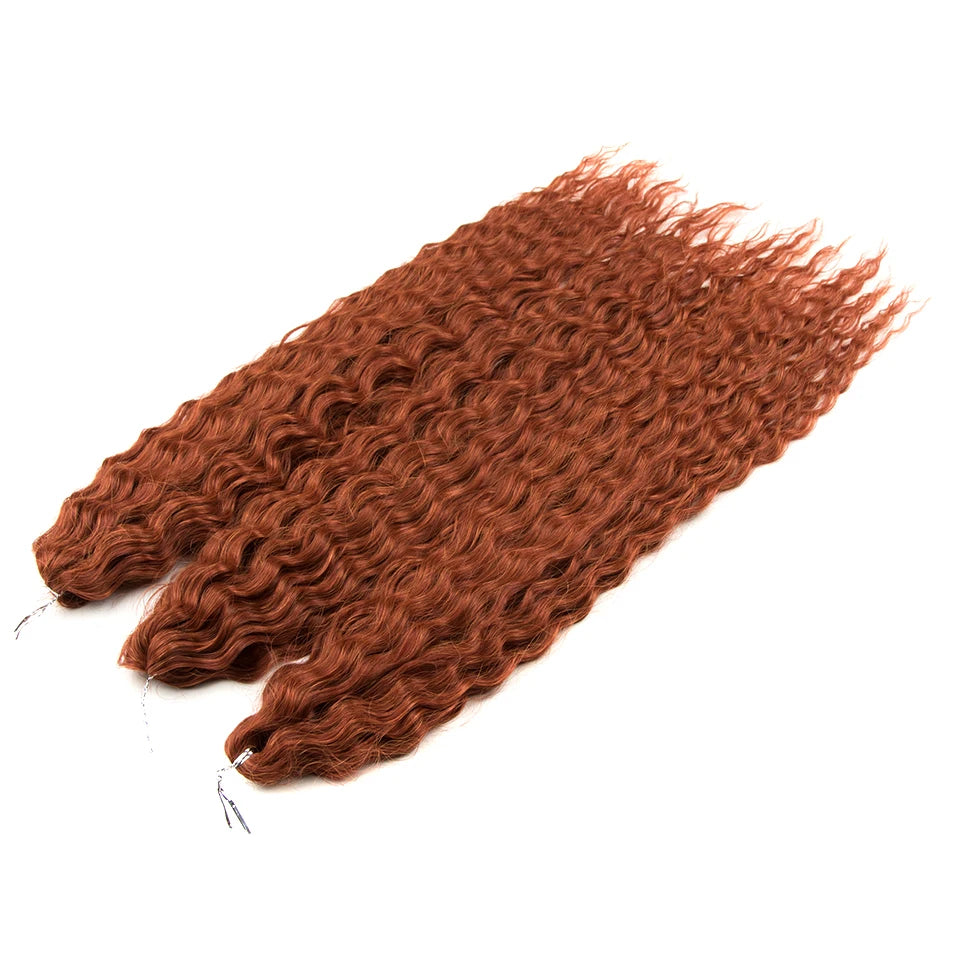 Water Wave Synthetic Crochet Hair - Various Colors Available