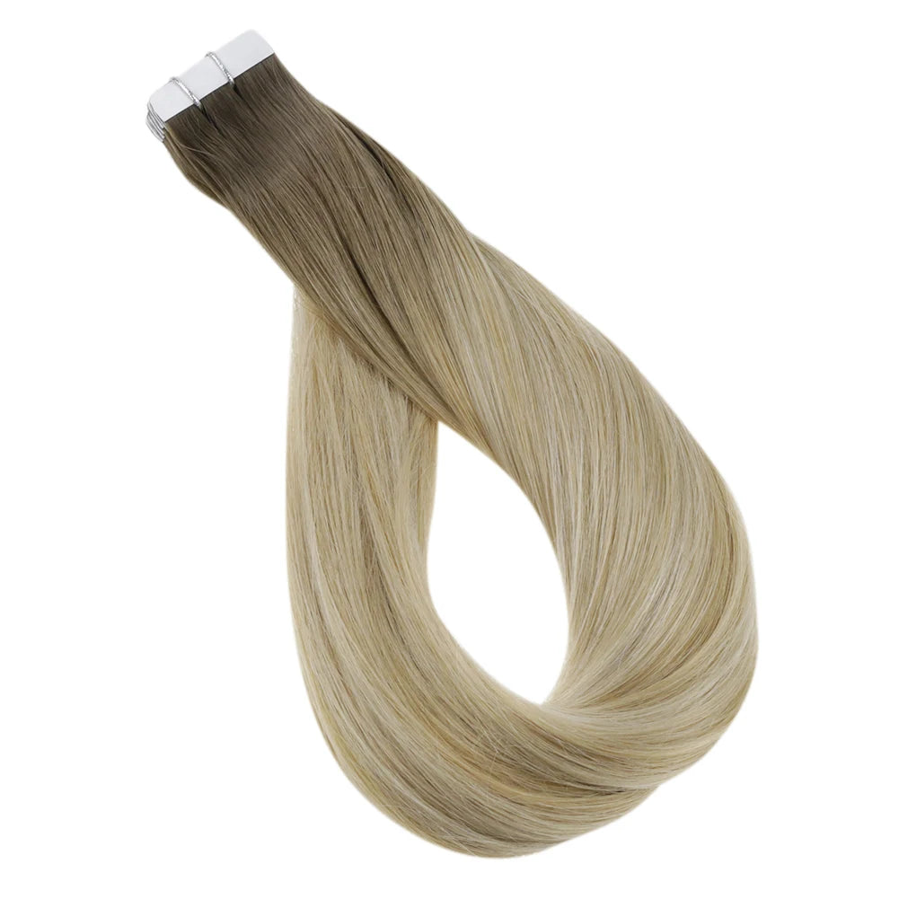 100% Remy Human Hair Seamless Skin Weft Tape Ins