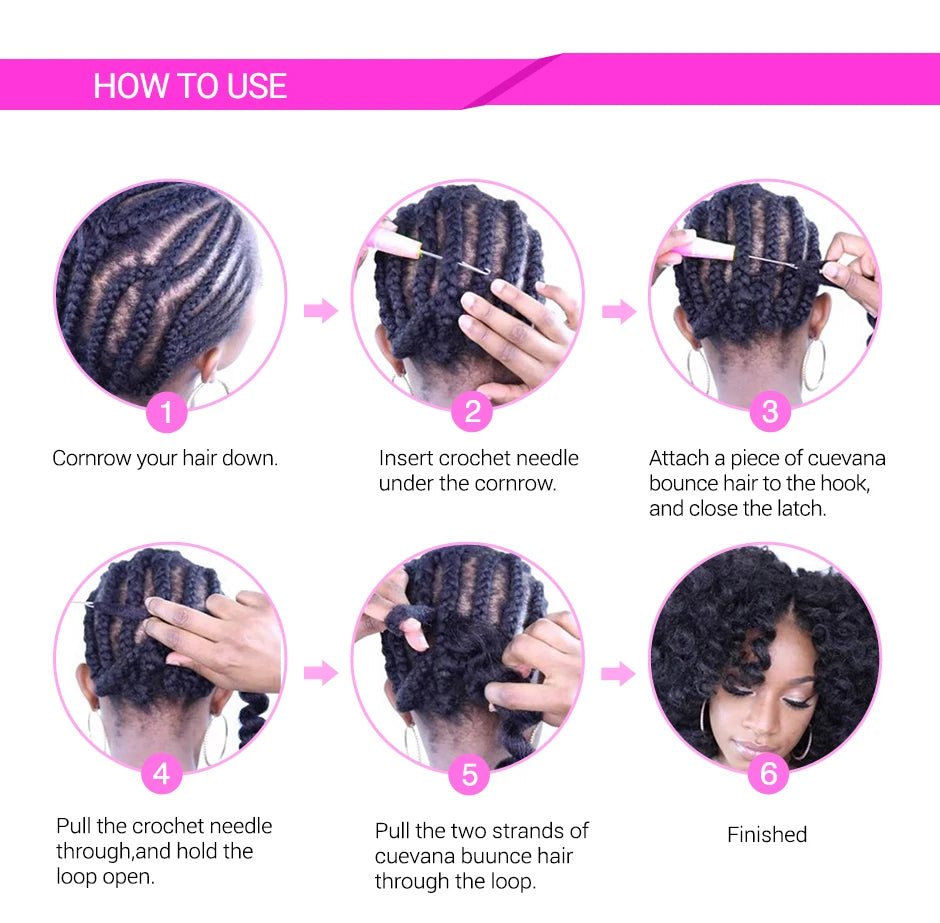 Synthetic Crochet Senegalese Twist Hair - Various Colors Available
