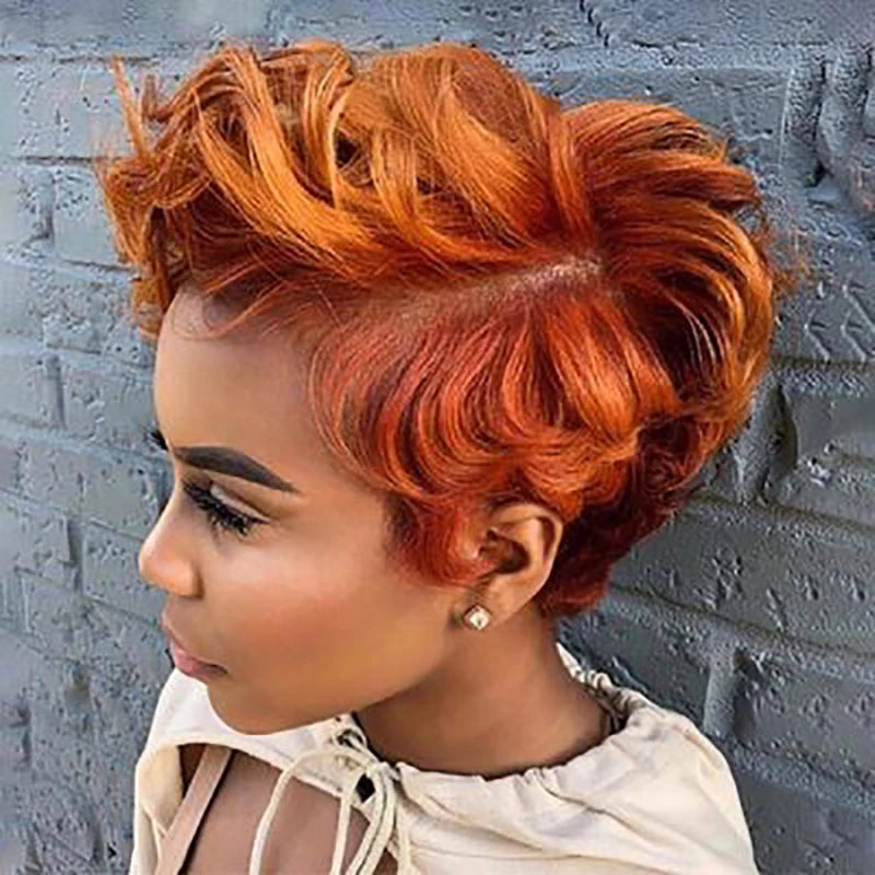 Synthetic Short Cut Curly Wig - Various Colors Available