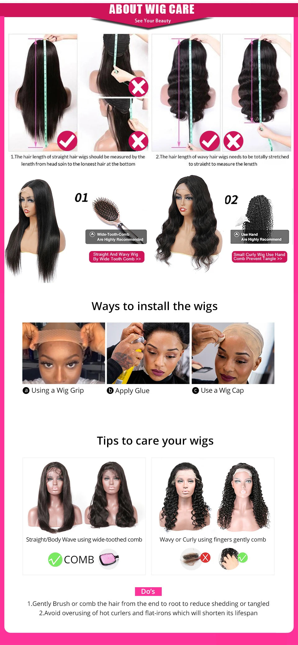 Straight U Part Human Hair Wig
